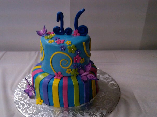 cake boss cakes sweet 16. Coordinating Birthday Cakes!