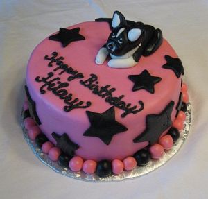 Boston Terrier Birthday Cake York College Delivery