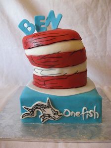 Dr. Seuss Birthday Cake Cat in the Hat