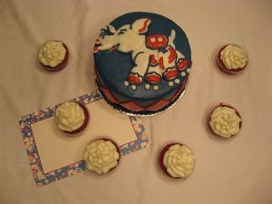 Custom Vintage Circus Theme Cake!