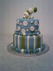 Baby Shower Cake for Baby Boy Shower
